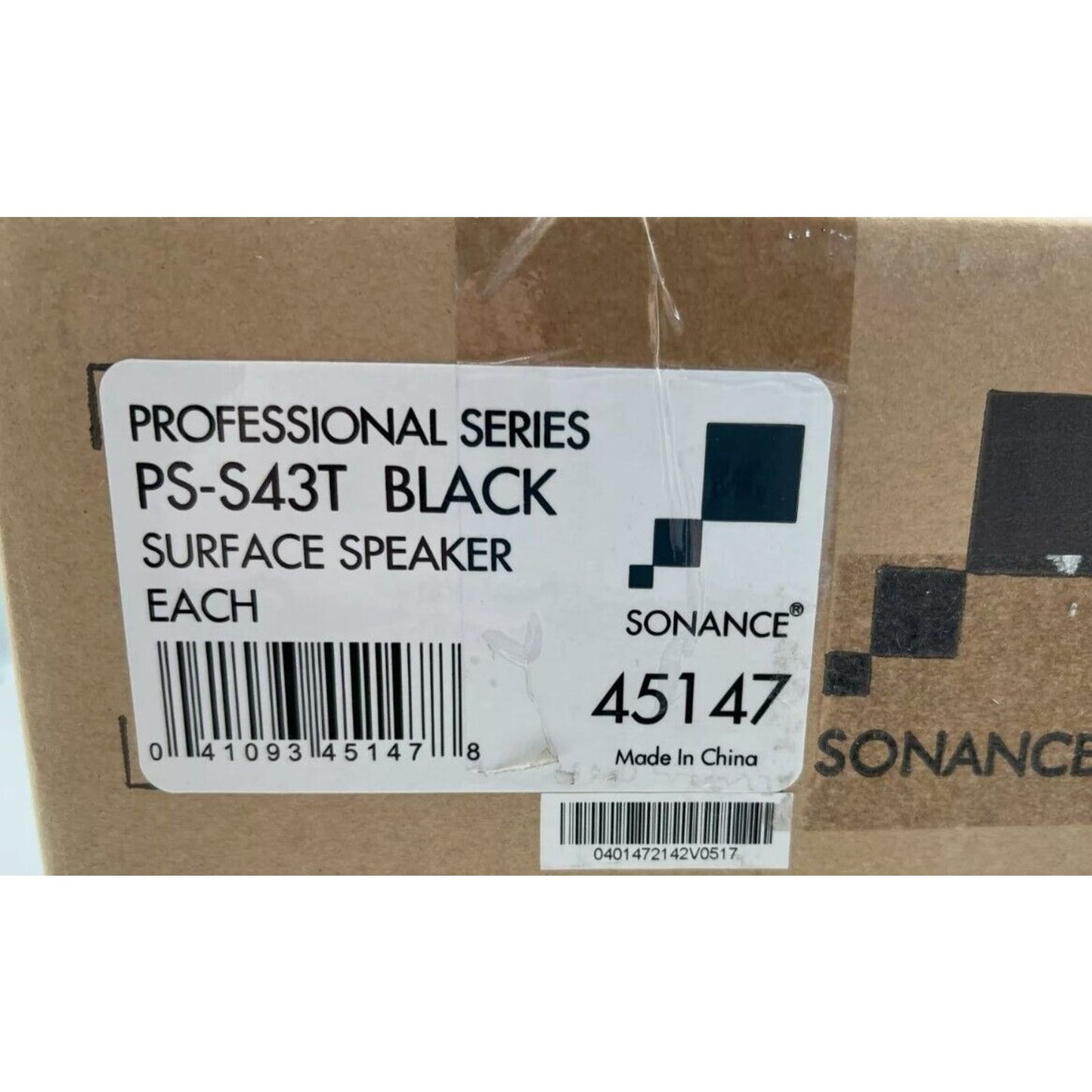 Sonance Professional Series PS-S43T 4" Surface Mount Speaker Black