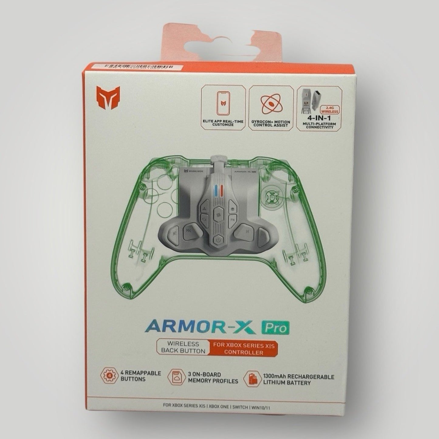 Armor-X Pro Wireless Back Button Attachment Xbox Series X-S Controller White