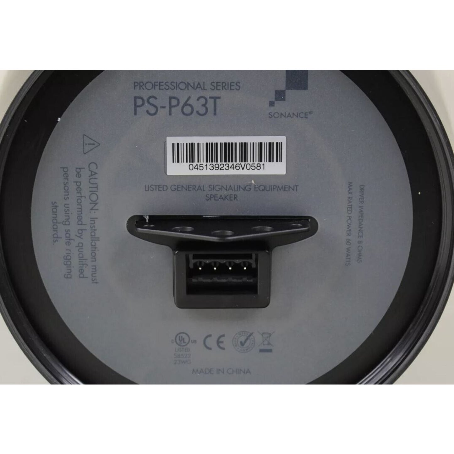 SONANCE PS-63T PENDANT SPEAKER 45139 NEW OPEN BOX