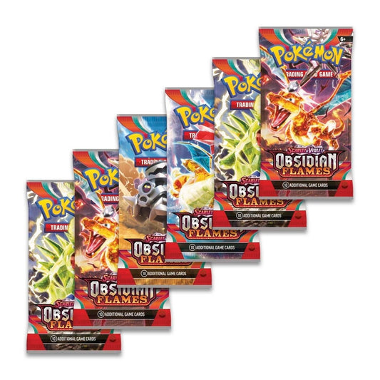 Pokemon Scarlet & Violet Obsidian Flames Booster Pack 10 Cards