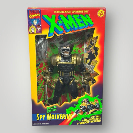 X-Men Deluxe Edition Spy Wolverine 10" Tall Fully Poseable Weapon Included