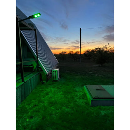 Hog Hunting Light Green Solar Light for Hunting Hogs on Feeders