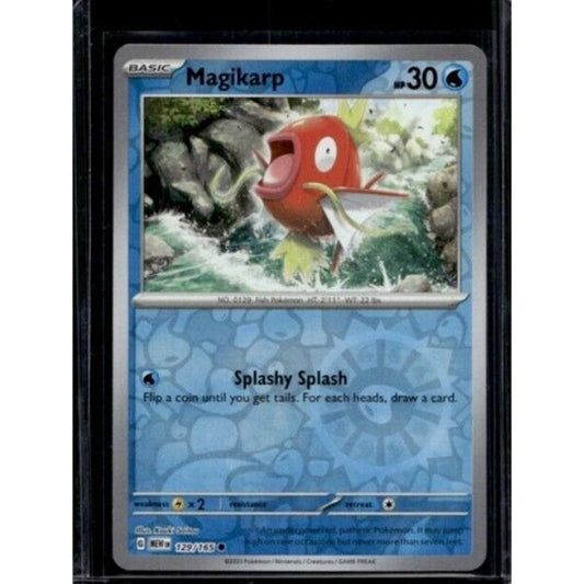 2023 Pokemon Scarlet & Violet 151 Magikarp Reverse Holos #129/165