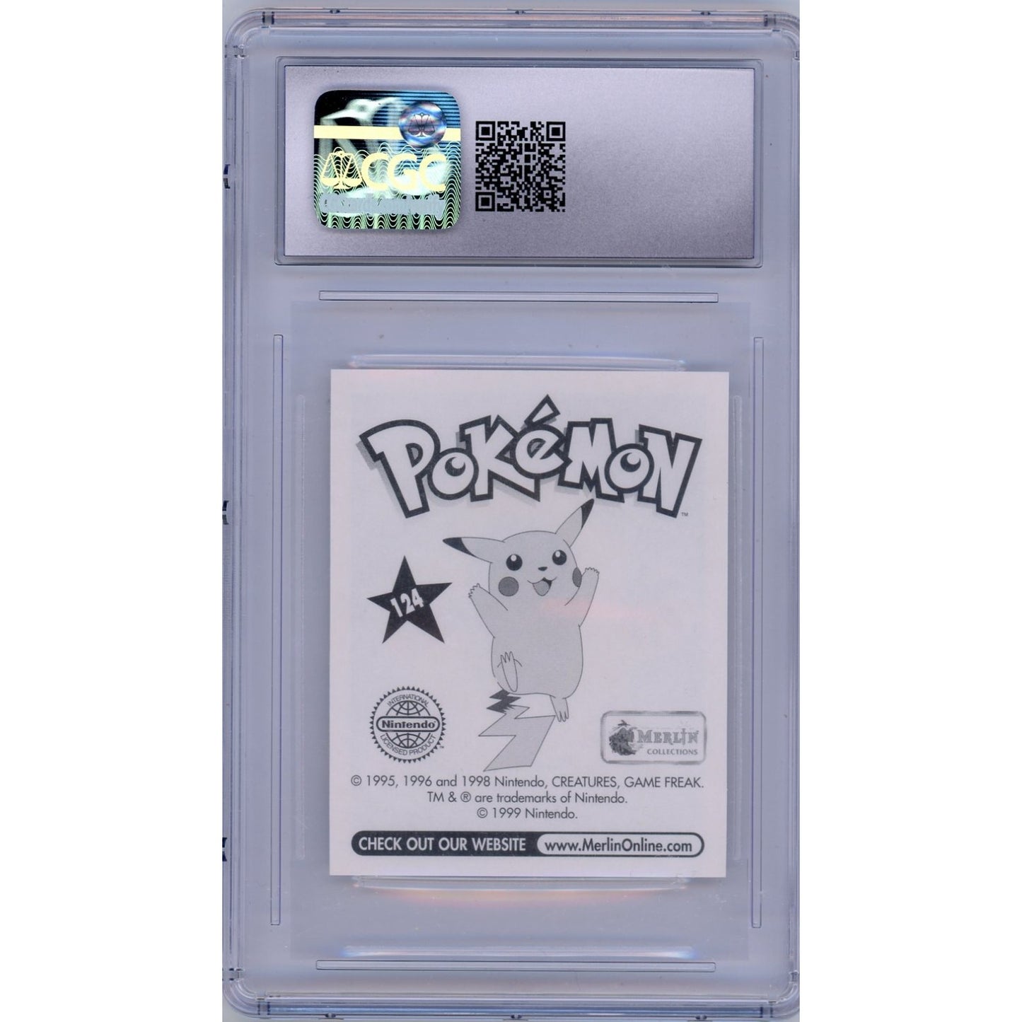 1998 Pokemon Merlin Series 1 #124 Jynx CGC 7.5 NM+