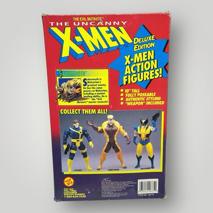 The Uncanny X-Men Sabretooth 10" Action Figure Deluxe Toy Biz Marvel 1993