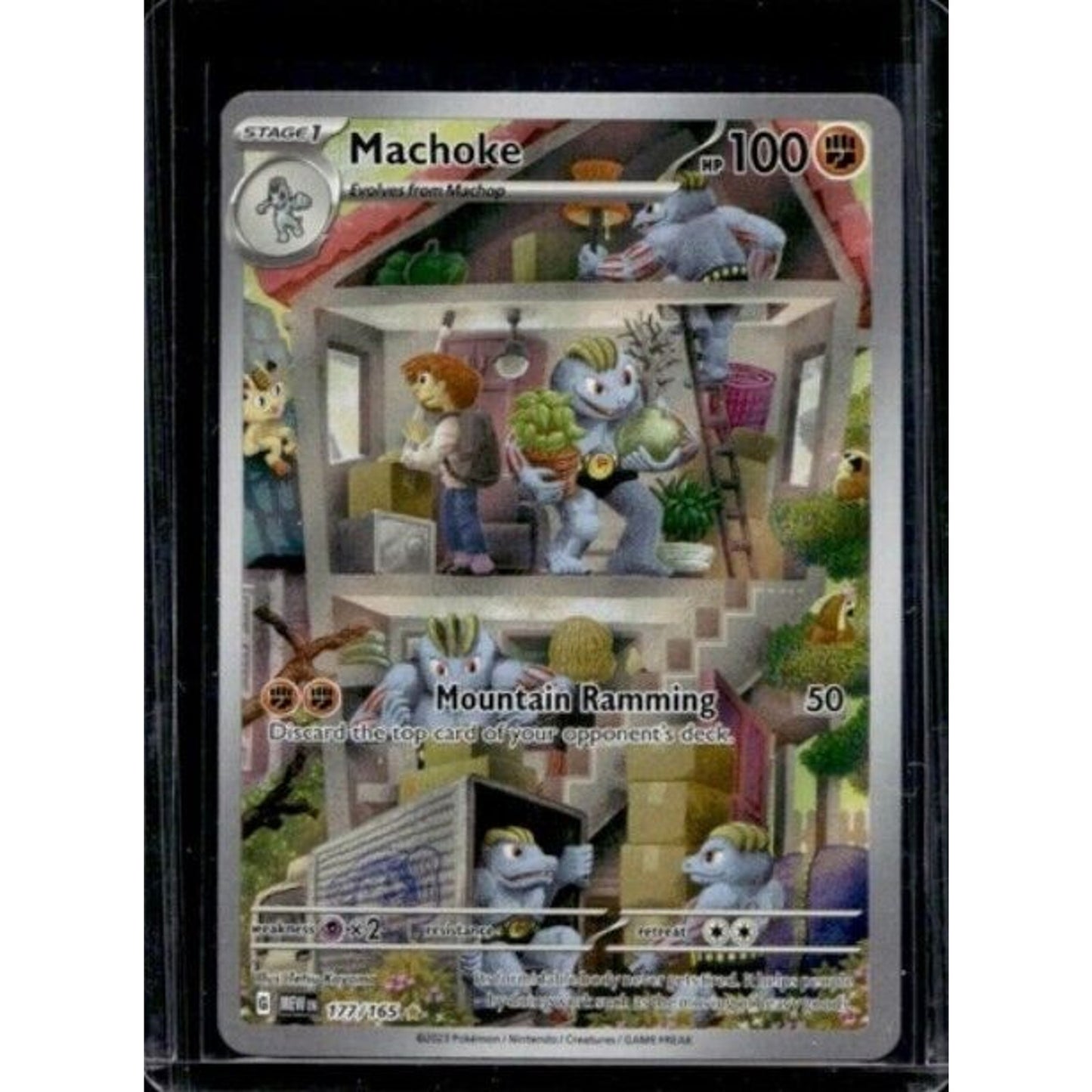2023 Pokemon Scarlet & Violet 151 Machoke #177/165