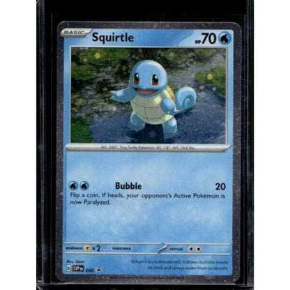 2023-24 Pokemon Scarlet & Violet Black Star Promos Squirtle Cosmos Holo #048