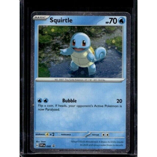 2023-24 Pokemon Scarlet & Violet Black Star Promos Squirtle Cosmos Holo #048