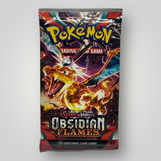 Pokemon Scarlet & Violet Obsidian Flames Pack 10 Cards