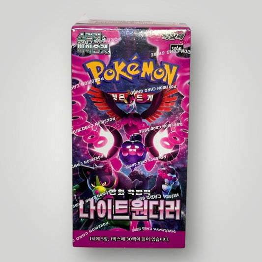 Pokemon Card Scarlet&Violet Night Wanderer Booster Box Sealed sv6a Korean ver.