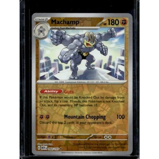 2023 Pokemon Scarlet & Violet 151 Machamp Reverse Holos #068/165