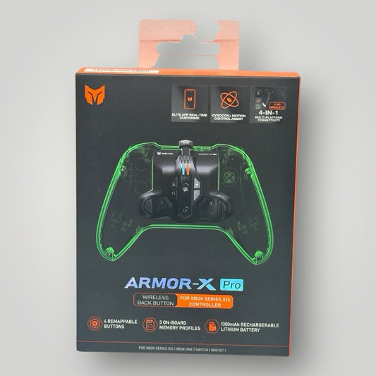 Armor-X Pro Wireless Back Button Attachment Xbox Series X-S Controller Black