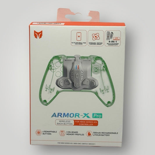 Armor-X Pro Wireless Back Button Attachment Xbox Series X-S Controller White